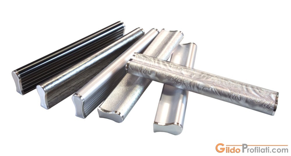 Aluminum handles for cabinet doors and drawers
