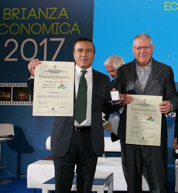 Gildo Profilati Premiata a Brianza Economica 2017 - Miglior Fornitore